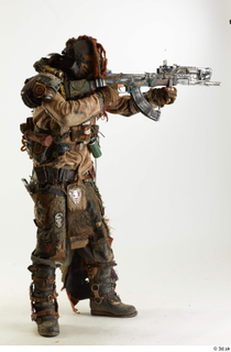  Photos Ryan Sutton Junk Town Postapocalyptic Bobby Suit Poses aiming a gun standing whole body 0007.jpg